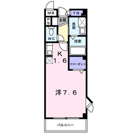 レジダンス上北台の物件間取画像